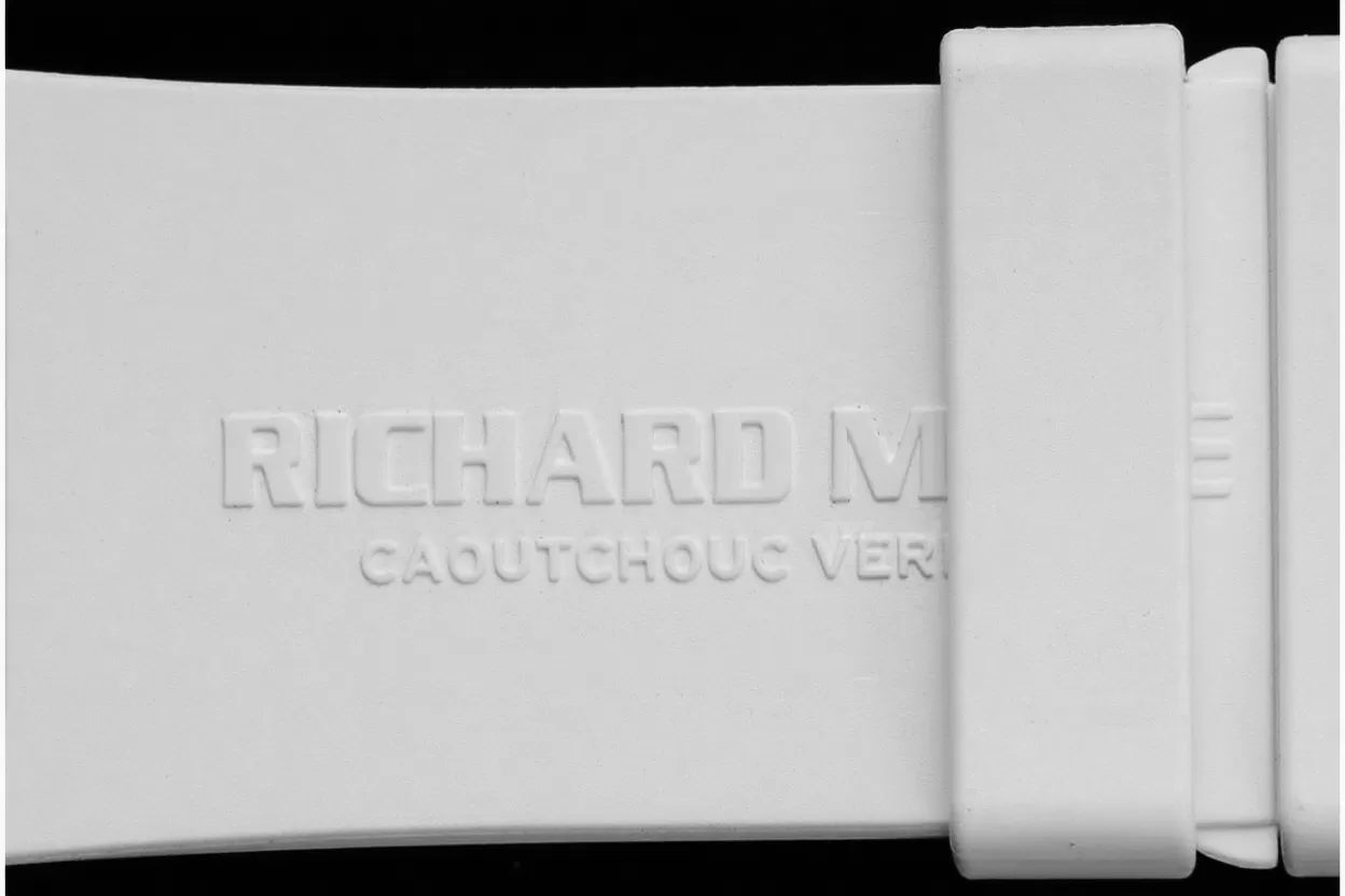 RM055 NTPT/RU White Rehaut on White Rubber Strap ZF RMUL2 Super Clone - Image 10