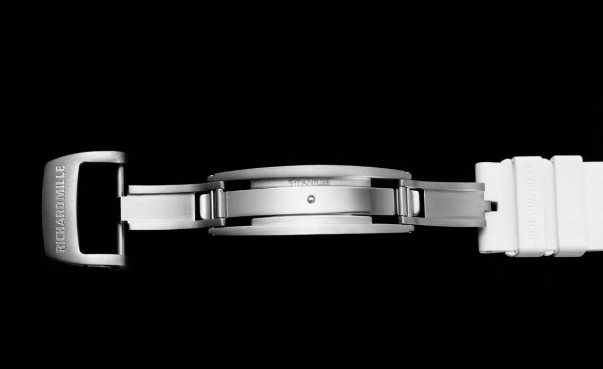 RM055 NTPT/RU White Rehaut on White Rubber Strap ZF RMUL2 Super Clone - Image 11
