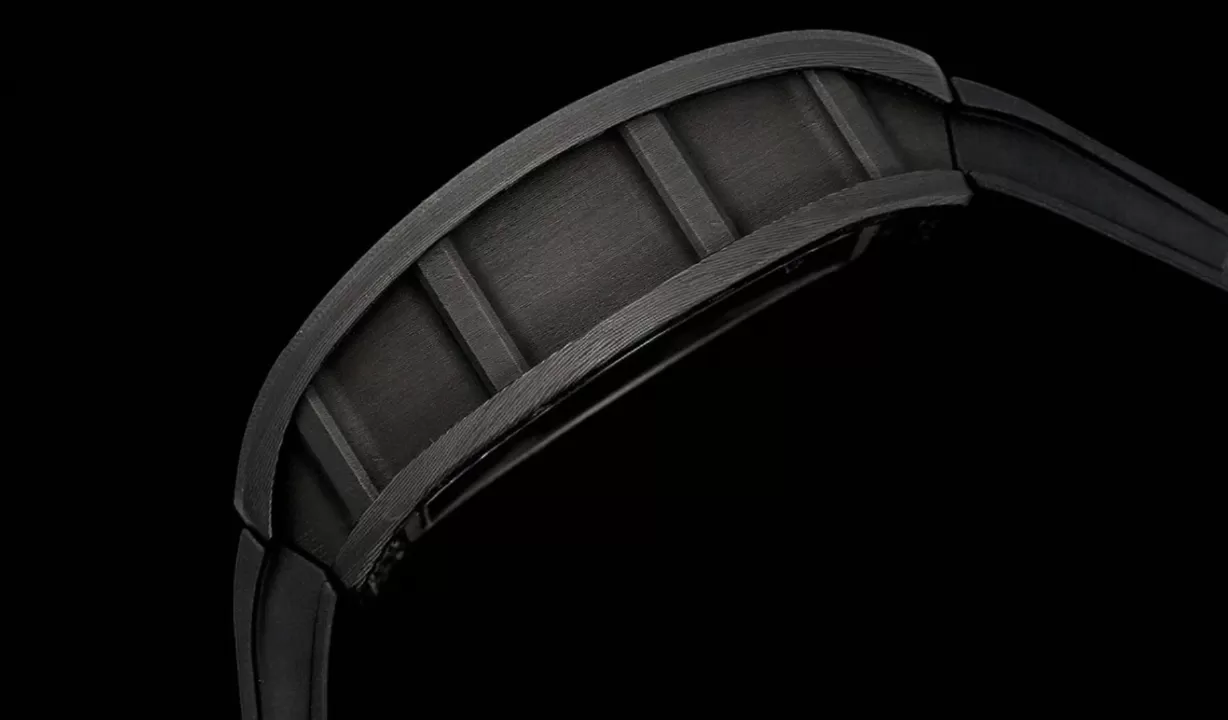 RM055 NTPT/RU Gold Rehaut on Black Rubber Strap ZF RMUL2 Super Clone - Image 3