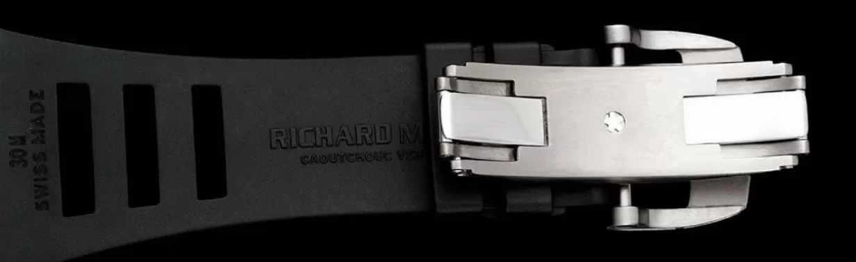 RM055 NTPT/RU Gold Rehaut on Black Rubber Strap ZF RMUL2 Super Clone - Image 15