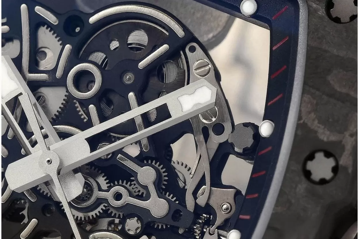 RM055 Black NTPT/RU Skeleton Dial APS RMUL2 Super Clone - Image 5