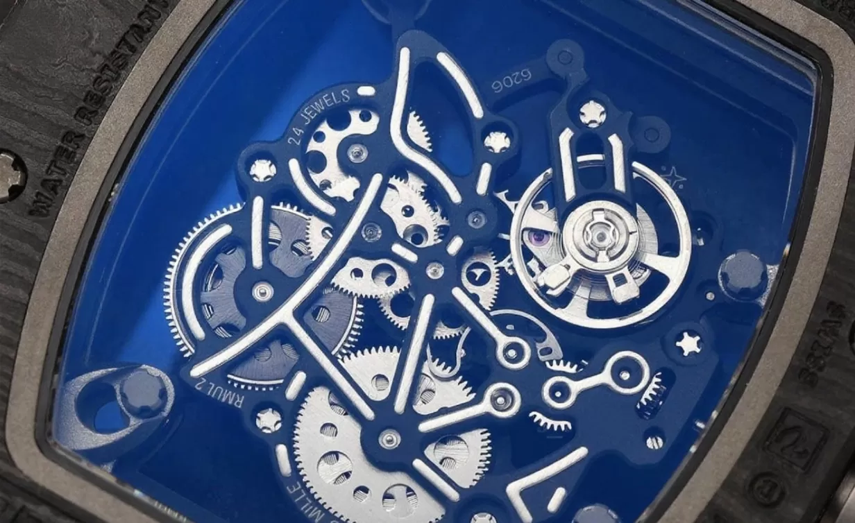 RM055 Black NTPT/RU Skeleton Dial APS RMUL2 Super Clone - Image 11