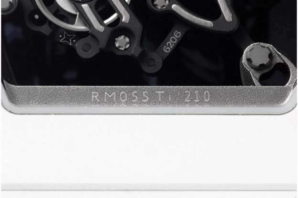 RM055 White 43mm Cer/RU Skeleton Dial APSF RMUL2 - Image 8