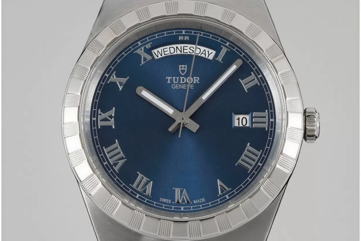 Royal Day Date 41mm SS/SS Blue/Rmn V7F A2824 - Image 2