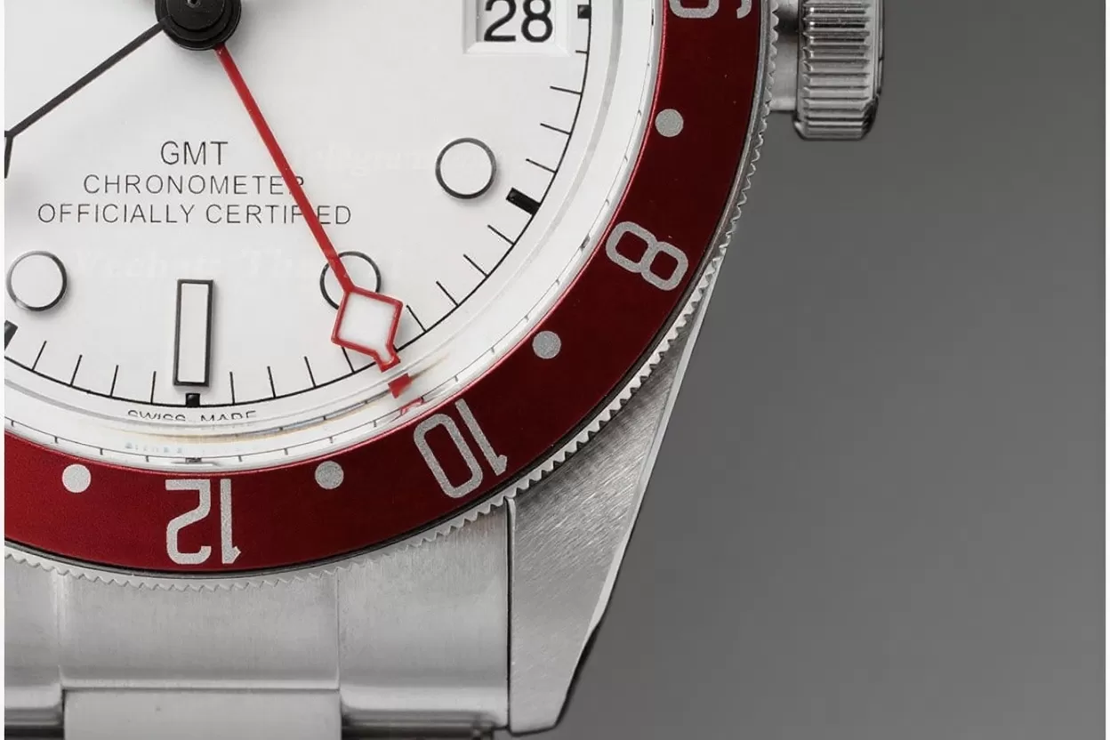 Black Bay GMT 41mm SS/SS White Dial ZF A2836 - Image 7