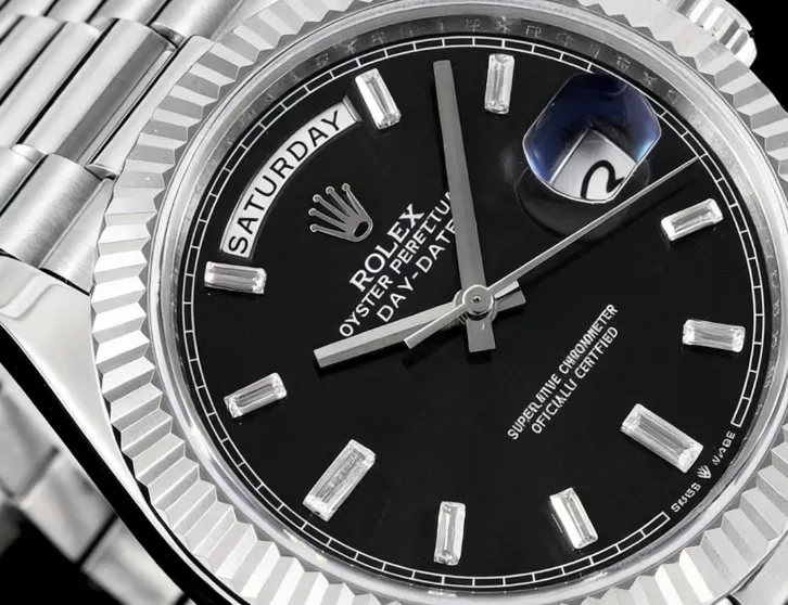 DayDate 228239 40mm Pres SS/SS Black/Dia GSF A3255 (Tungsten Heavy Version) - Image 3