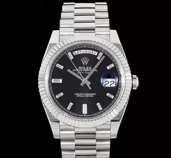 DayDate 228239 40mm Pres SS/SS Black/Dia GSF A3255 (Tungsten Heavy Version) - Image 4