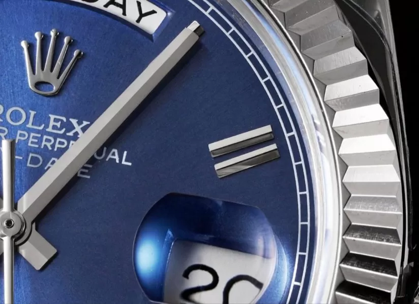 DayDate 228239 40mm Pres SS/SS Blue Dial GSF A3255 (Tungsten Heavy Version) - Image 4