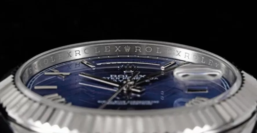 DayDate 228239 40mm Pres SS/SS Blue Dial GSF A3255 (Tungsten Heavy Version) - Image 5