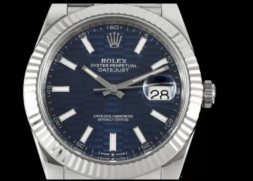 Datejust 126334 41mm Jub SS/SS Blue Textured/Stk VF DD3235 - Image 2