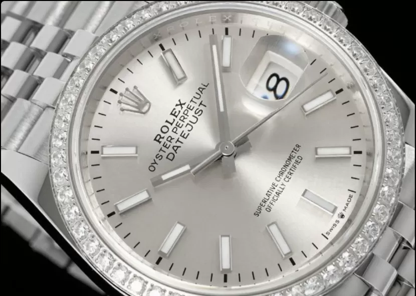 Datejust 126284 36mm Jub Dia SS/SS Silver/Stk VSF DD3235 - Image 3
