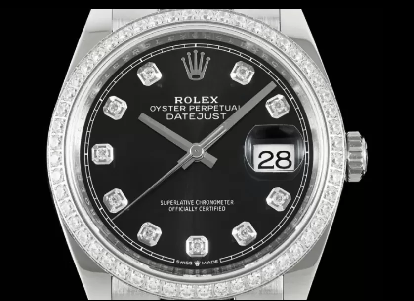 Datejust 126284 36mm Jub Dia SS/SS Black/Dia VSF DD3235 - Image 2