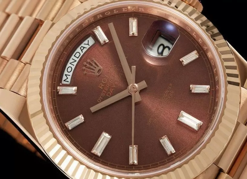 DayDate 228235 40mm RG/RG Brown/Dia RCF VR3255 (Gain Weight) - Image 3