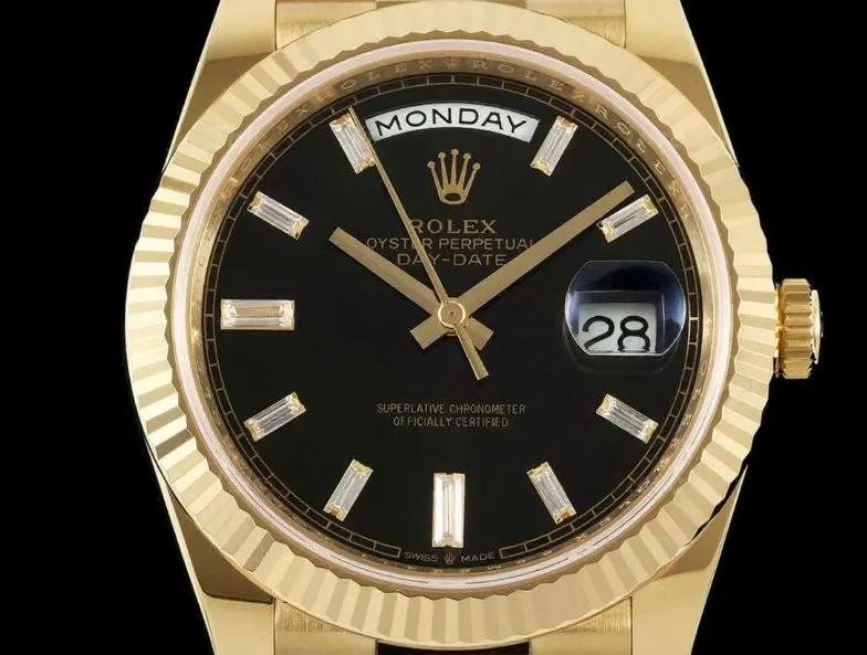 DayDate 228238 40mm YG/YG Black/Dia RCF VR3255 (Gain Weight) - Image 2
