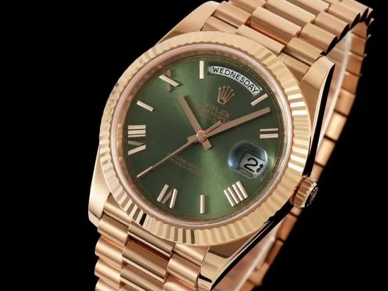 DayDate 228235 40mm RG/RG Green/Rmn RCF VR3255 (Gain Weight)