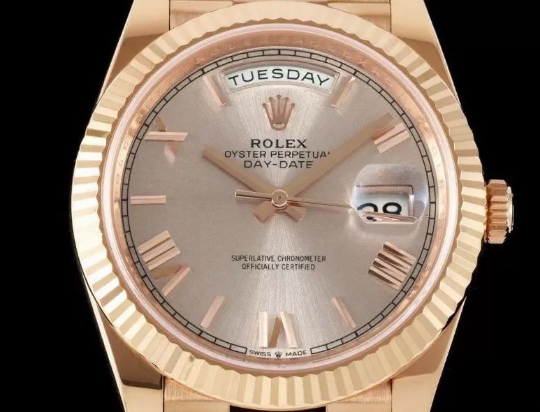 DayDate 228235 40mm RG/RG Sundust/Rmn RCF VR3255 (Gain Weight) - Image 2