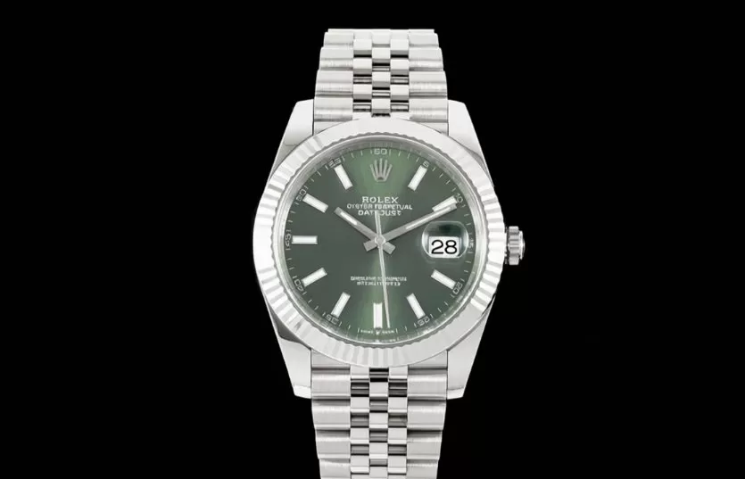 Datejust 126334 41mm Jub SS/SS Green/Skt VF DD3235