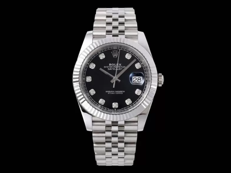 Datejust 126334 41mm Jub SS/SS Black/Dia VF DD3235