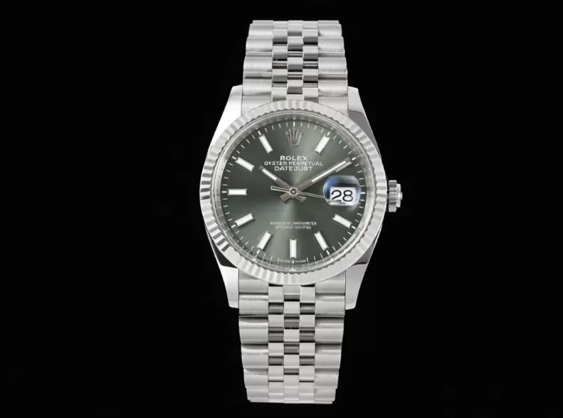 Datejust 126234 36mm Jub SS/SS Green/Stk VF DD3235