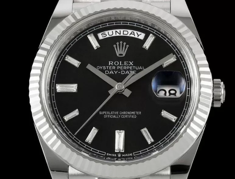 DayDate 228239 40mm SS/SS Black/Dia THBF V3 SH3255(Tungsten Heavy Version) - Image 2