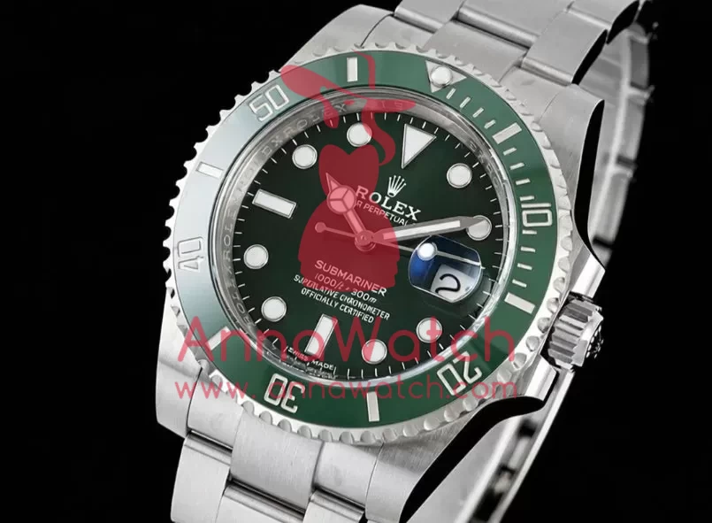 Submariner 116610LV Hulk 40mm SS/SS Green Dial VF VS3135