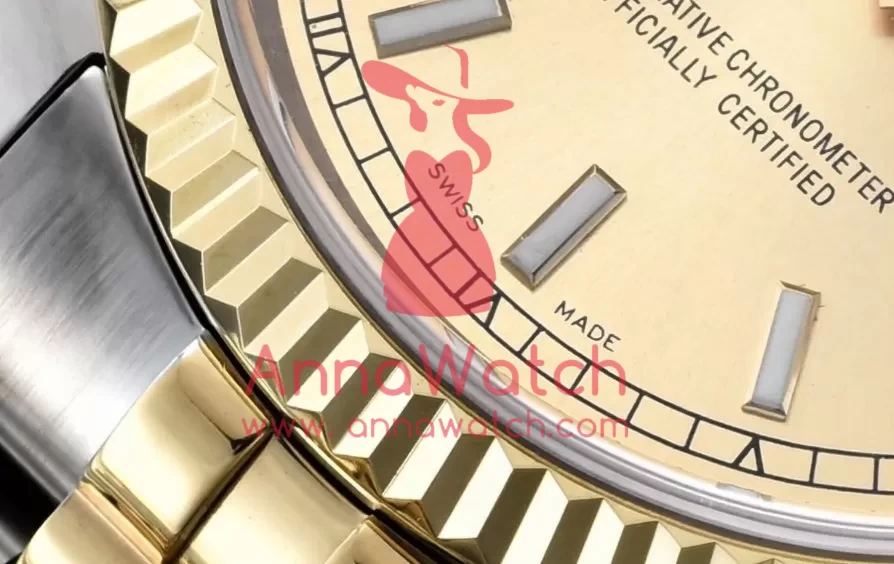 Rolex - DateJust Gold Stick YG/TT Jub BP Asia 2836 - Image 5