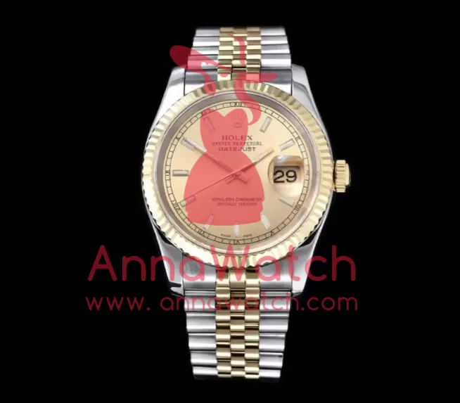 Rolex - DateJust Gold Stick YG/TT Jub BP Asia 2836 - Image 8