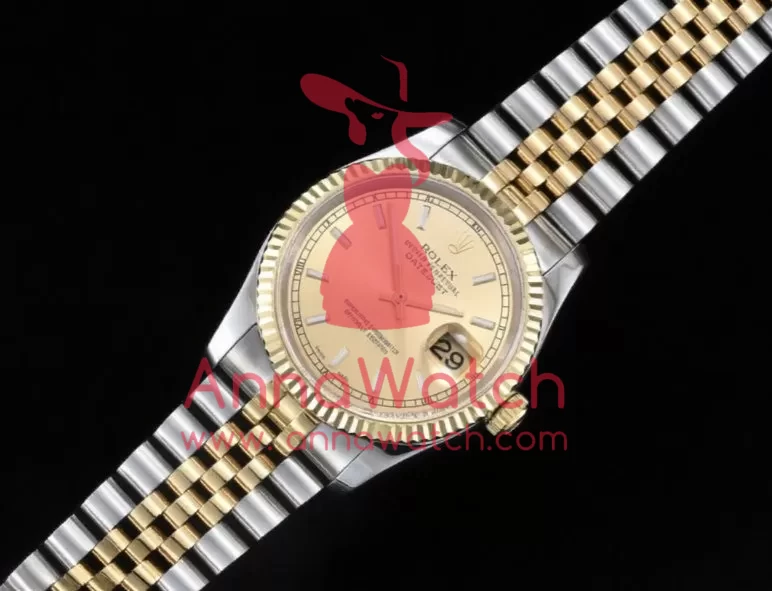 Rolex - DateJust Gold Stick YG/TT Jub BP Asia 2836 - Image 9
