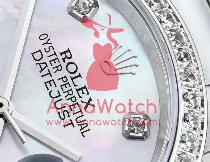 Rolex - DateJust Mens 36mm SS/SS Wht MOP Diam BP Asia 2836 - Image 3