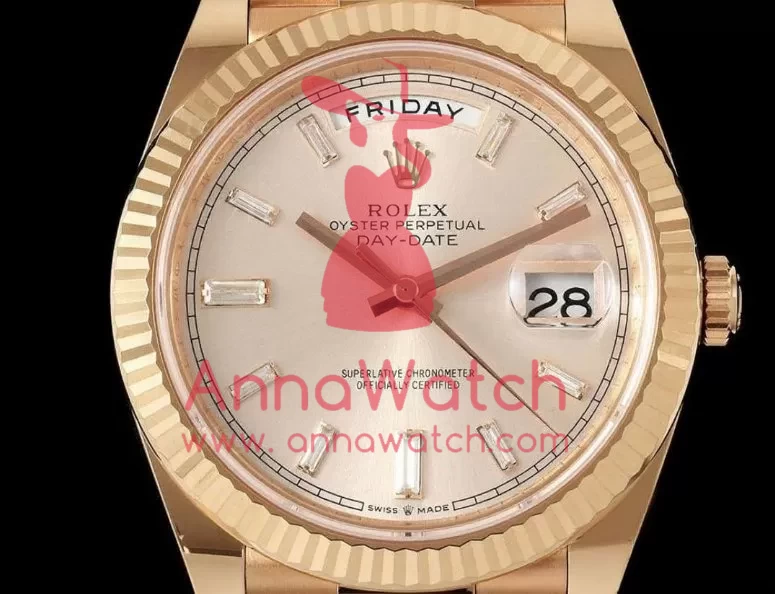 DayDate 228235 40mm RG/RG Champagne/Dia THBF V3 SH3255(Tungsten Heavy Version) - Image 2