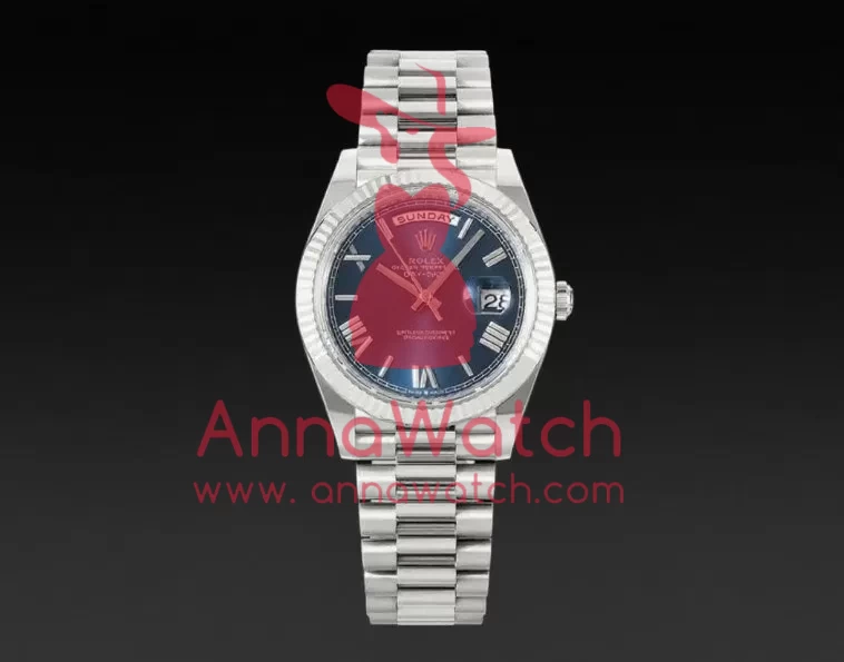 DayDate 228239 40mm SS/SS Blue/Rmn THBF V3 SH3255(Tungsten Heavy Version)