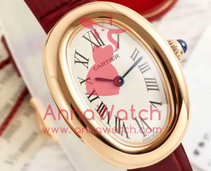 Baignoire Ladies 31mm Red RG/LE White Dial AF Quartz