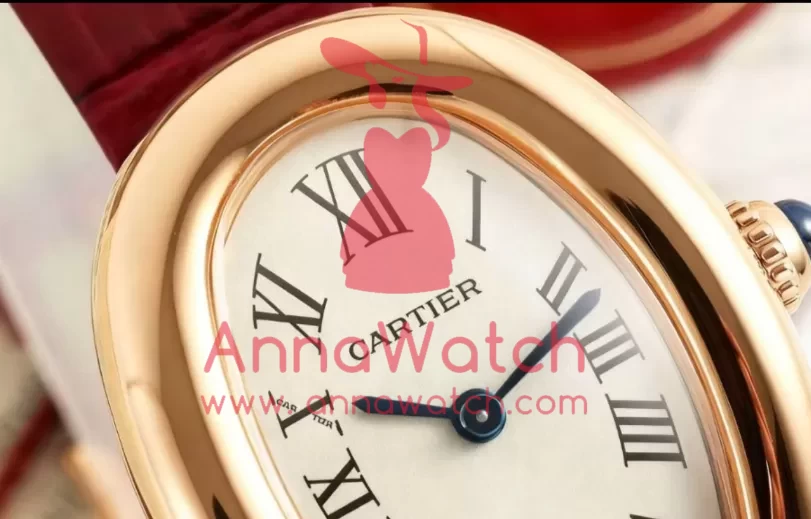 Baignoire Ladies 31mm Red RG/LE White Dial AF Quartz - Image 2