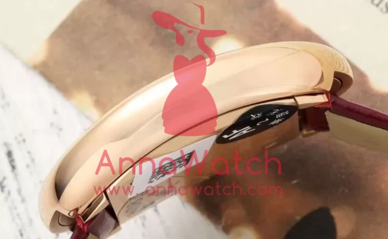 Baignoire Ladies 31mm Red RG/LE White Dial AF Quartz - Image 6