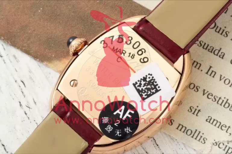 Baignoire Ladies 31mm Red RG/LE White Dial AF Quartz - Image 7