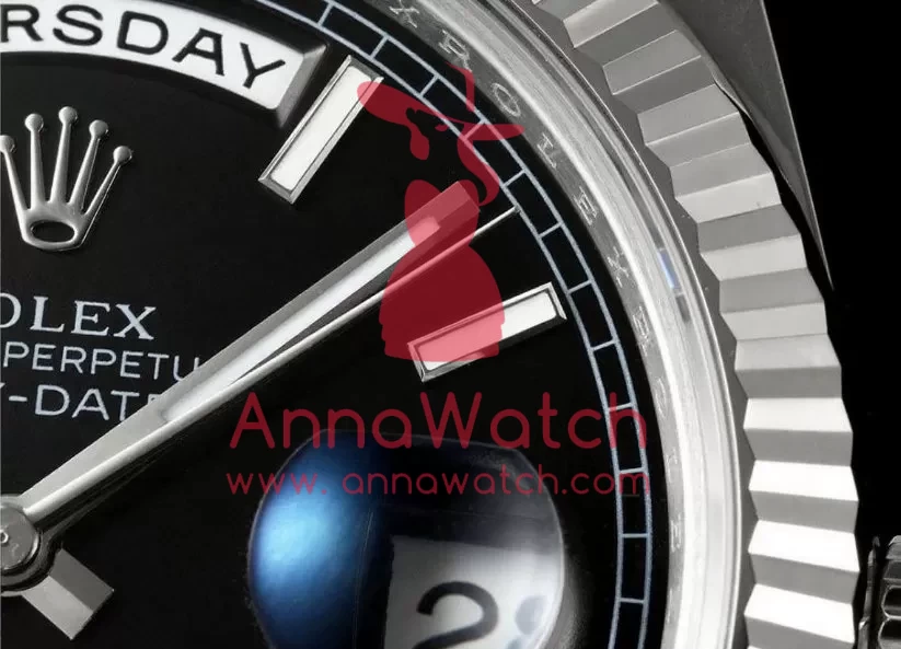 DayDate 228239 40mm SS/SS Black/Stk THBF V3 SH3255(Tungsten Heavy Version) - Image 4