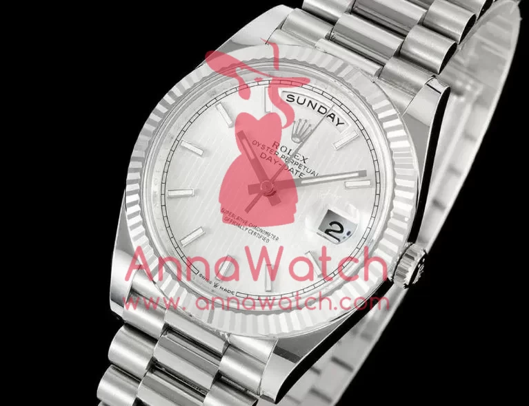 DayDate 228239 40mm SS/SS Silver/Stk THBF V3 SH3255(Tungsten Heavy Version)