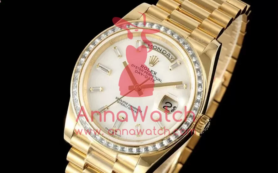 DayDate 228348 40mm Dia YG/YG Mop/Dia QF V5 A2836(Gain Weight)