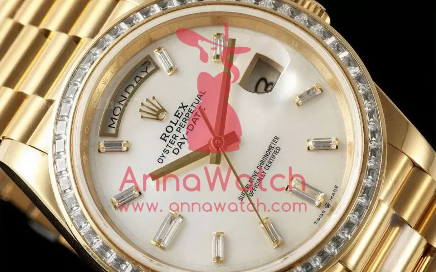DayDate 228348 40mm Dia YG/YG Mop/Dia QF V5 A2836(Gain Weight) - Image 3