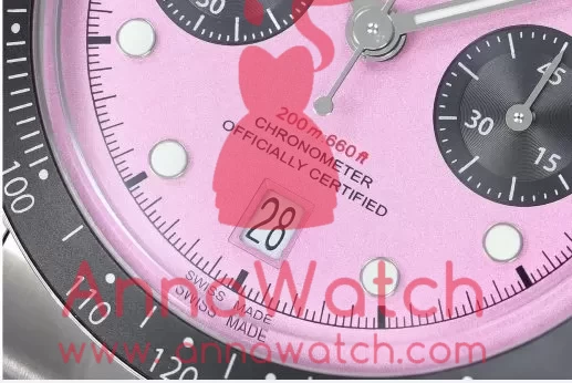 Black Bay Chrono 41mm SS/SS Pink Dial ZF A7750 - Image 3