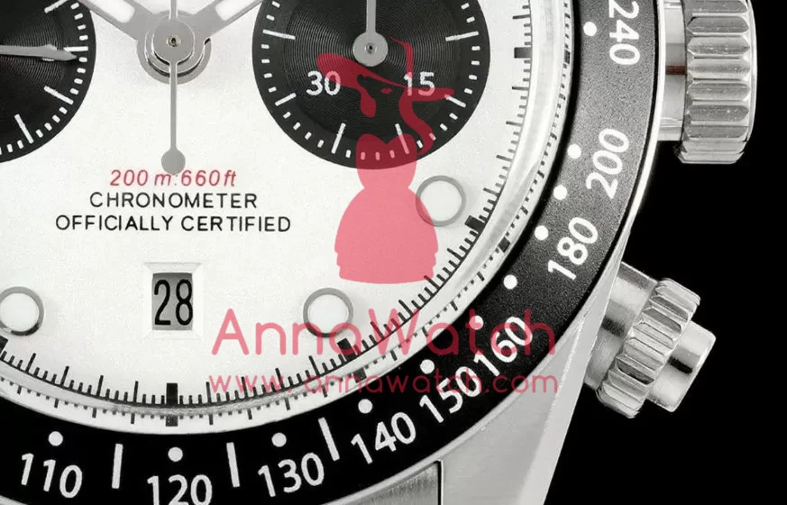 Black Bay Chrono 41mm SS/SS White/Blk Dial BLSF A7750 - Image 4