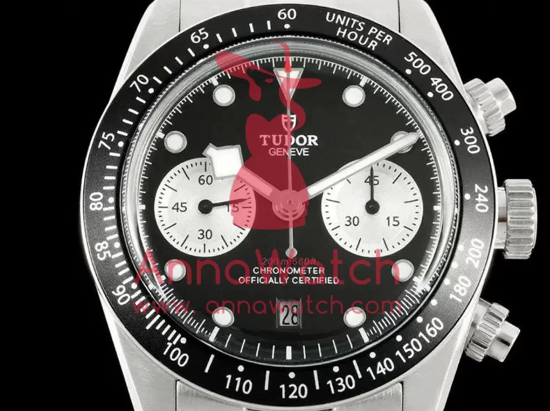 Black Bay Chrono 41mm SS/SS Black/Wht Dial BLSF A7750
