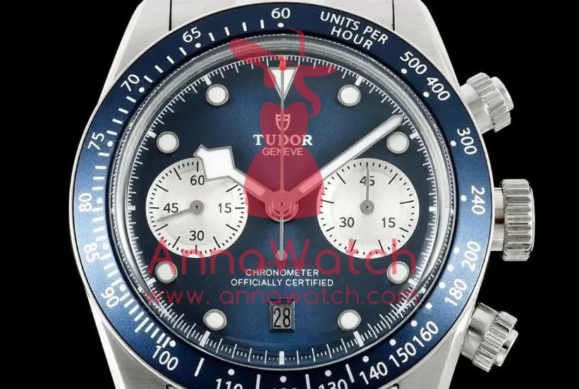 Black Bay Chrono 41mm SS/SS Blue Dial BLSF A7750 - Image 4