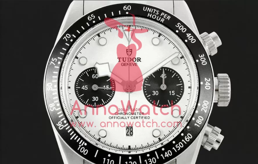 Black Bay Chrono 41mm SS/SS White/Blk Dial ZF A7750 - Image 2