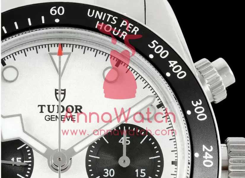 Black Bay Chrono 41mm SS/SS White/Blk Dial ZF A7750 - Image 3