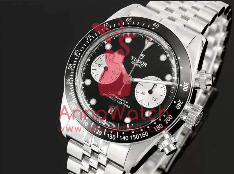 Black Bay Chrono 41mm SS/SS Black/Wht Dial ZF A7750