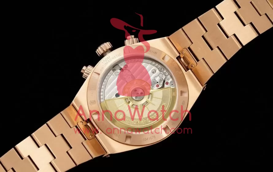 Overseas 5520V 41mm RG/RG Green Dial 8F A7750 Mod - Image 10