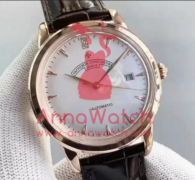 Vacheron Constantin - Patrimony RG/LE White/Stk TWF MY9015 - Image 2