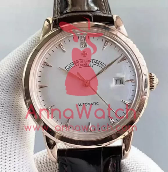 Vacheron Constantin - Patrimony RG/LE White/Stk TWF MY9015 - Image 5