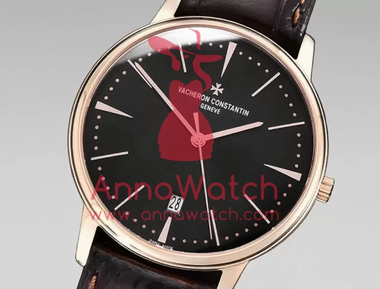 Vacheron Constantin - Patrimony Ref.85150 RG/LE Black/Stick MKF V2 MY9015 - Image 3
